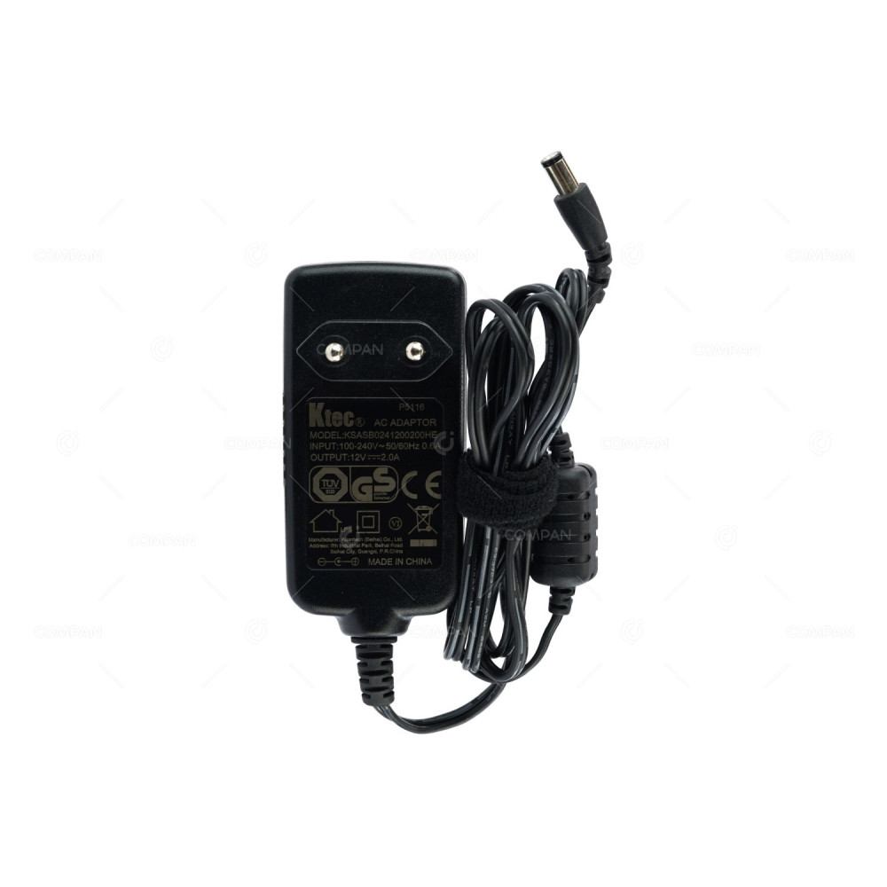 KSASB0241200200HE KTEC 24W 12V 2A AC/DC ADAPTER -